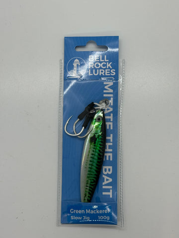 Bell Rock Lures Slow jig - Green Mackerel - 150g