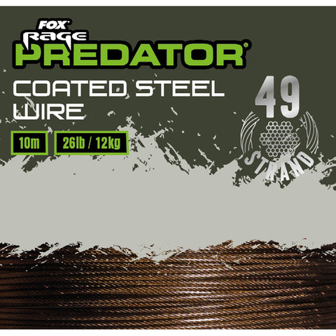 Fox Rage Predator 49 Strand Coated Steel Wire