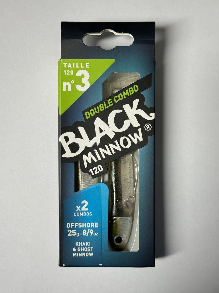 Fiiish Black Minnow - Khaki & Ghost Minnow Double Combo - Offshore 25g –  Baits'R'Us