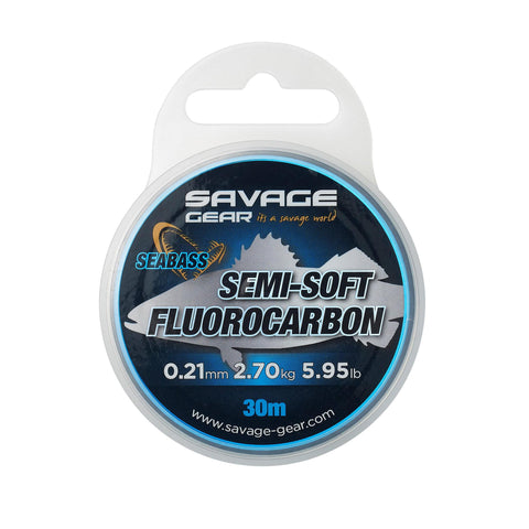 Savage Gear Semi-Soft Fluorocarbon Seabass Line