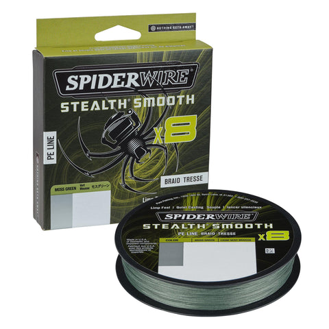 SpiderWire Stealth Smooth x8 Braid - 150m - Moss Green