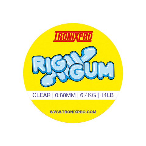 Tronixpro Rig Gum - Clear - 0.80mm - 6.4kg - 14lb