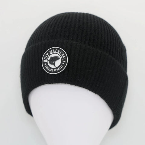 Holy Mackerel Ribbed Knit Trawler Beanie Hat