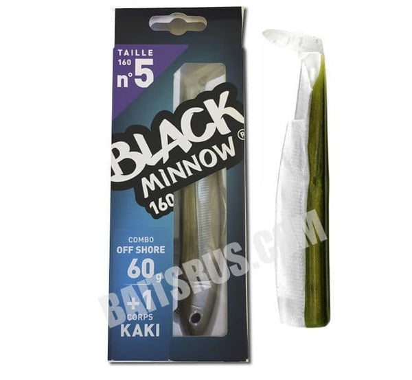 FIIISH - Black Minnow - N°1-7 cm - Double Combo Shore - 3G - Kaki